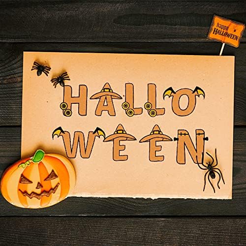 Carta de Halloween Clear Sales para Cartão Fazendo Palavras de Alfabetos do Halloween Clear Stamp para Scrapbooking Decoration,