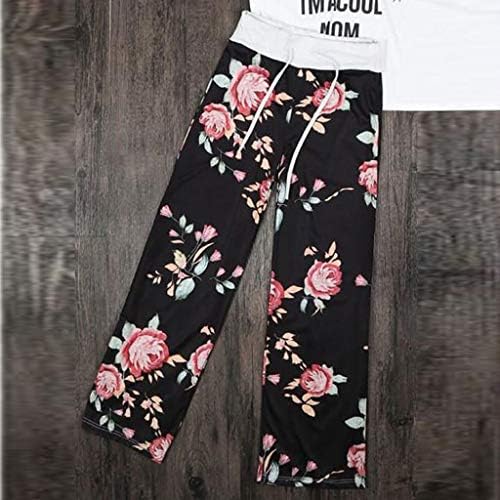 Calça de pijama de pijama feminina de mgbd