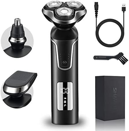 Razor elétrico para homens barbeadores elétricos para homens barbeadores elétricos para barbear rosto sem fio