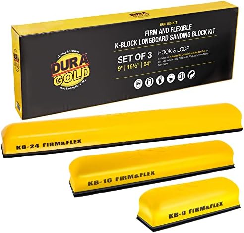 DURA-GOLD PRO Série K-Block Firm & Flex Hand Block Kit e adaptador PSA e 220 Film Roll
