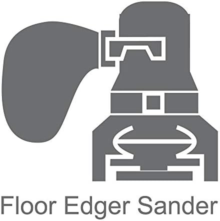 Mercer Industries 405080 Silicone Carboid Floor Landing Discos, buraco de 5 x 1/4, grão 80f