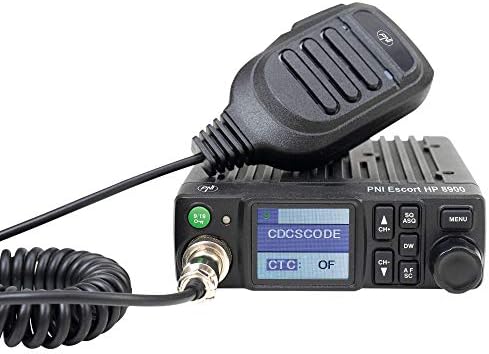 CB Radio PNI 8900 ASQ, 12V / 24V, Ganho de RF, Roger Beep, CTCSS-DCS, Relógio Dual AM / FM alterado apenas na banda da UE