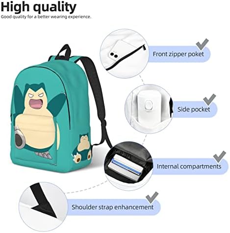 Anime Backpack Double Strap Travel Mackpack para piqueniques e acampamentos esportes ao ar livre usam mochila de lazer de