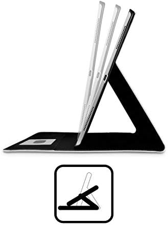 Projeta de capa principal licenciada oficialmente NHL Puck Textura Washington Capitals Livro de couro Caixa Caixa Caspa Compatível com Apple iPad Air 2