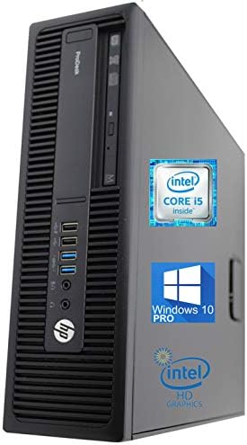 HP 600 G2 Prodesk SFF Desktop, Intel quad-core i5-6500 até 3,6 GHz, 32 GB de RAM, 1 TB SSD, AMD Radeon HD6450 1 GB 4K, Wi-Fi, Bluetooth, DVD, HDMI, Displayport-Windows 10 Pro.