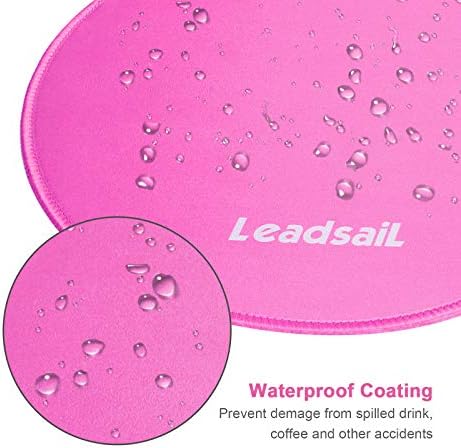 Ponto de camundongo de LeadSail [30% maior com manta de mouse de borda premium de borda costurada tapete de mouse de mouse de borracha