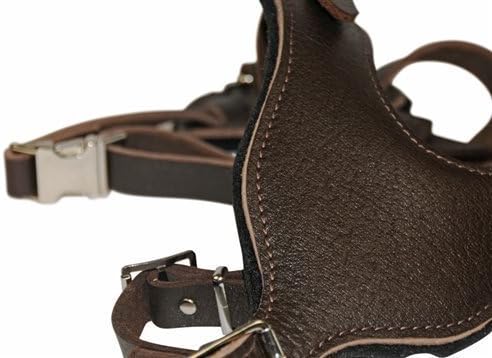 Dean e Tyler Leather Basic Nickel Hardware Churnion com alça, marrom, médio-se encaixa no tamanho: 28 polegadas a 37