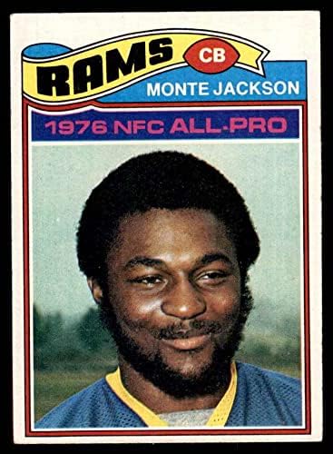 1977 Topps # 310 Monte Jackson Los Angeles Rams VG Rams San Diego St St.