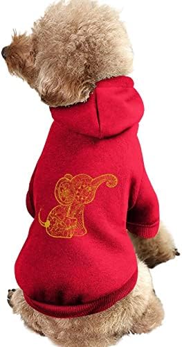 Bebê elefante de elefante personalizado capuz de cachorro de estimação macio para cães de cachorro de cachorro suéteres