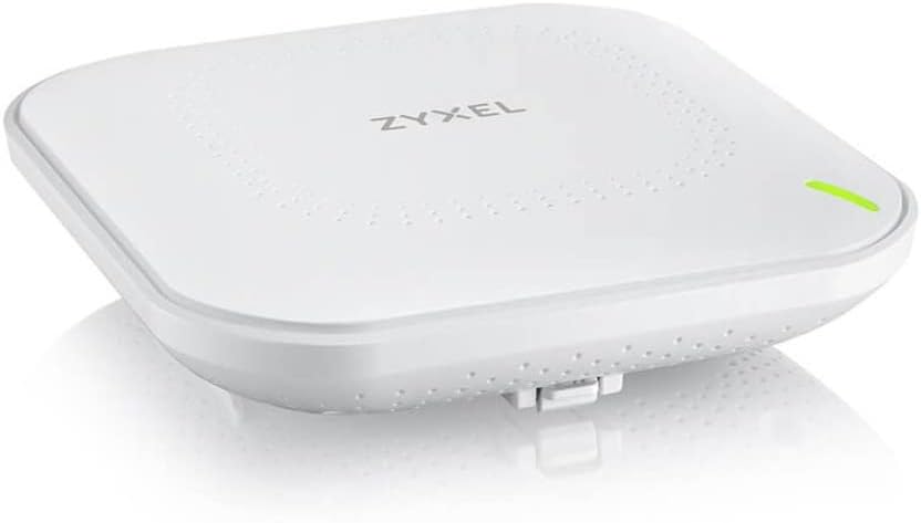 Zyxel WiFi 6 AX1800 Ponto de acesso sem fio Gigabit | Malha, roaming sem costura, portal cativo e mu-mimo | Segurança WPA3 | Cloud, aplicativo ou gerenciamento direto | Poe+ | Adaptador CA incluído | NWA90AX