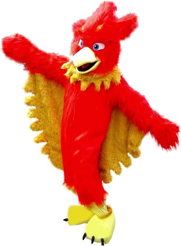 Red Bird Mascot Costume de luxo de desenhos animados
