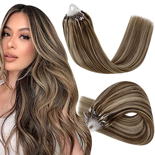 Salvar mais Buy Together: Easyouth Clipe de 12 polegadas em extensões de cabelo 4/77/4 e 14 polegadas Micro Loop Hair