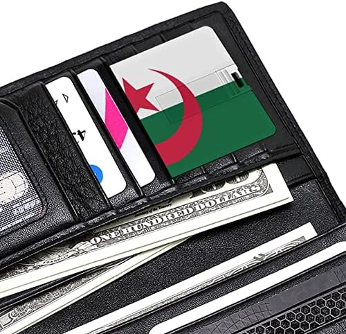 Flag da Argélia USB Drive Flash Drive Design de cartão de crédito USB Drive flash de memória personalizada Stick Stick 32g