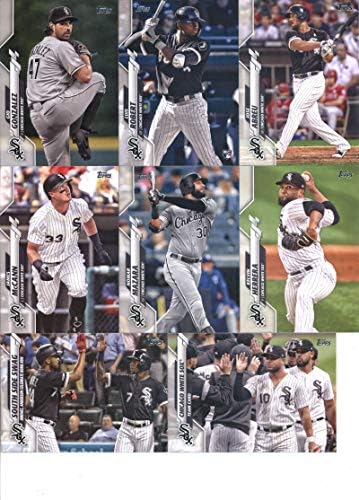 2020 Topps Série 2 Chicago White Sox Conjunto de 12 cartas: Luis Robert, Gio Gonzalez, Reynaldo Lopez, Danny Mendick,