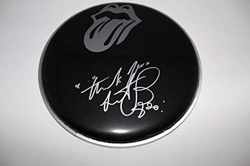Charlie Watts assinou o Autograph 10 Rolling Stones Banquet ACOA