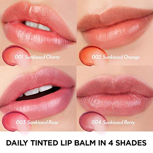 Imagem do produto I'm Meme I'm Bare Lips Color Balm | 002 Pacto de tom-up de borlão Sunkissed + Pink | Pacote de pactos em pó prensado em tom-up