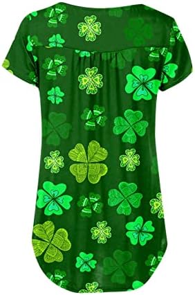 Yubnlvae St. Patrick's Day Shirt Fan Flag Flornete Comfort Crew pescoço PLUSTE TAMANHO Party Irish Pullover irlandês