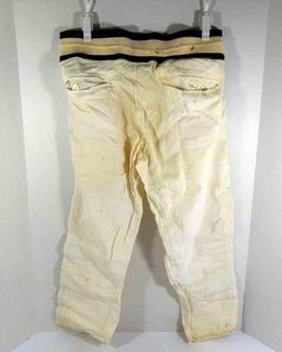 1987 Houston Astros Billy Hatcher Game usado calças brancas 32 DP36446 - Game usado calças MLB usadas