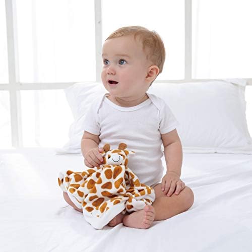 Apricot Lamb Luxury Snuggle Plush giraffe infantil bichos de pelúcia cobertor de caráter berçário de caráter