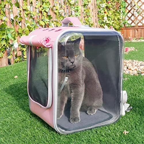 Backpack de transportadora de gato de gretd gato de gato de gato respirável Viagem de ombro ao ar livre para cães pequenos gatos portáteis