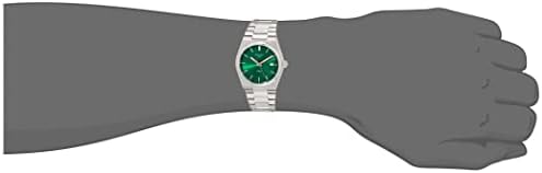 Tissot Unissex Prx 35mm 316L Caixa de aço inoxidável Relógio de quartzo, cinza, aço inoxidável, 11