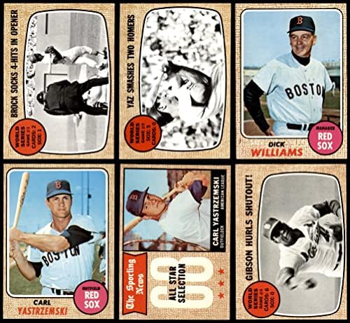 1968 Topps Boston Red Sox Team Set Boston Red Sox EX+ Red Sox