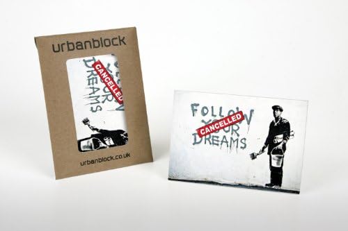 UrbanBlock Banksy siga seus sonhos cancelados bloco de fotos