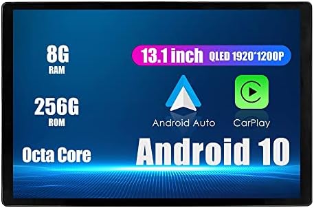 WOSTOKE 13.1 Android Radio CarPlay & Android AUTO AUTORADIO NAVEGAÇÃO DE NAVEGAÇÃO DE CARRO MULTIMÉDIA PLAYER GPS Creca de toque RDS RDS DSP BT Substituição de unidade de cabeça WiFi para Toyota Hiace 2010-2018, se aplicável