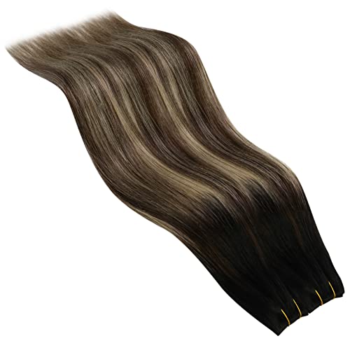 Pacotes - 2 itens: Clip em extensões de cabelo Extensões de cabelo de arame de 14 polegadas de 14 polegadas cabelos humanos