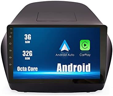 Android 10 Autoradio Navigação de carro Multimídia GPS GPS Radio 2.5D Tela de toque FORHYUNDAI TUCSON IX35 2010-2015 Octa Core
