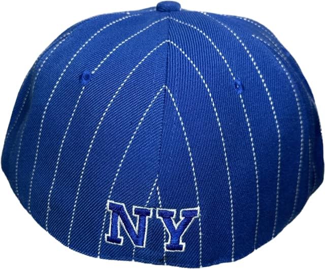 NY Pinstripe equipado boné preto Hip Hop Baseball Cap Hat. Tamanho 62cm. 7 3/4 azul, vermelho, baige, branco, azul marinho
