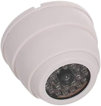 OTHMRO Câmera de segurança falsa Câmera de plástico Dommy Câmera Dome CCTV Sistema de vigilância alimentado por bateria para casa Proteção interna externa em casa suas casas, lojas de varejo e conchas de negócios 4pcs brancos