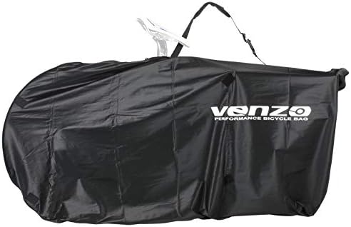 Venzo 210d Nylon Mountain Mountain Bike Transport Transport Transport Case Bag - Carregando saco de bicicleta em ônibus ou trem