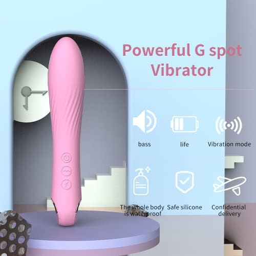 G Spot Spot Silicone Dildo Vibrator com 16 padrões de vibração e 3 padrões de pulso de corrente. Vibrador para estimulação