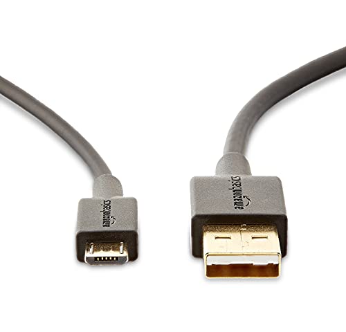 Basics USB 2.0 A-Male para Micro B Cabo, 10 pés, preto, impressora