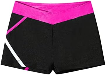 Jugaoge infantil garotas seca shorts de bicicleta de bicicleta de bicicleta de bicicleta de calça curta ginástica da dança