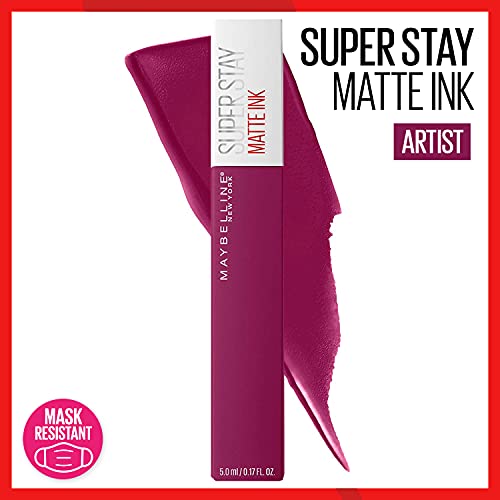 Maybelline Super Stay Stay Ink Liquid Liquid Batom Makeup, Cor de alto impacto duradoura, até 16 horas de desgaste, compositor,