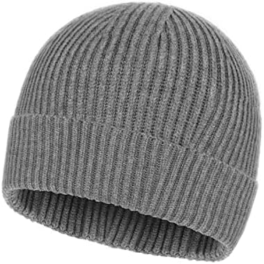 Bap de gorro de tamanho grande zylioo com viseira, cabeças grandes chapéu de gorro de malha elástica, tampa de relógio de algema