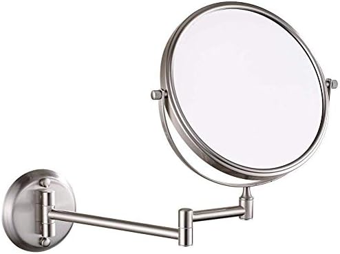 Lianxiao - espelhos de maquiagem montados na parede, ampliando estende a robustez espelho cosmético ajustável espelho de banheiro