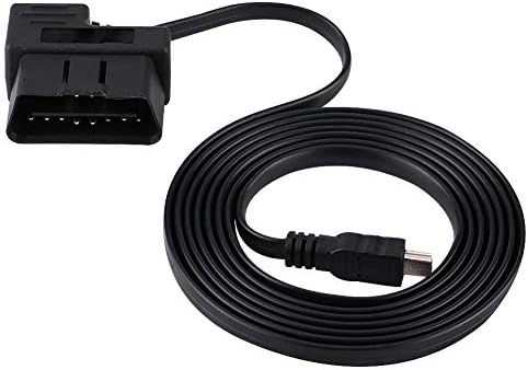 Adaptador de Extensão de Diagnóstico de Cabo USB de Cabo USB de 16 pinos para Mini Cable USB, 180cm