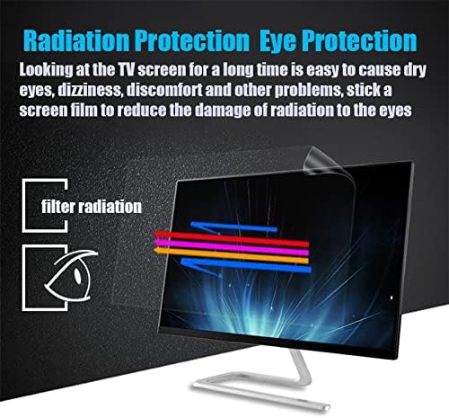Protetor de tela de TV foste 32-75 polegadas Anti-azul Luz e anti-reflexão Filtro de proteção para os olhos do filtro de