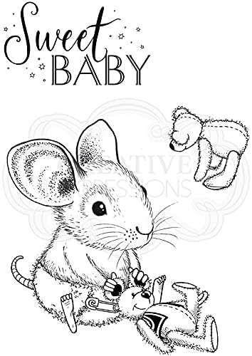 Pink Ink Designs Baby Mouse A7 Clear Stamp