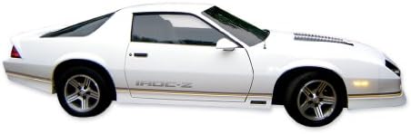Camaro Phoenix Graphix Substituição para 1988 1989 1990 Chevrolet Iroc -Z Decals & Stripes Kit - Gold