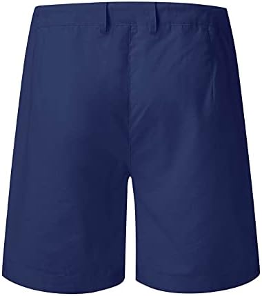 Bermuda de linho de algodão masculino masculino, 2022 New Summer Casual Classual Fit 9 shorts shorts de batedeira solta shorts