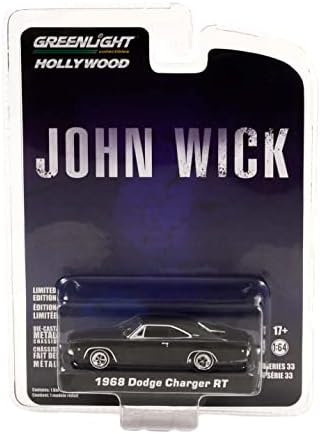 GreenLight 1:64 Hollywood Series 33 - John -Wick - 1968 Charger R/T 44930 -E