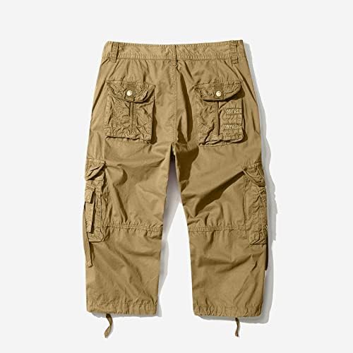 Ozmmyan Shorts de carga masculina shorts táticos de múltiplos bolsos de viagem rápida de viagem a seco