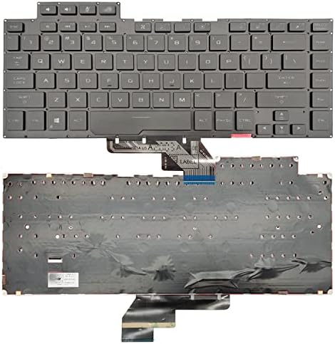 PAEBAI+ Teclado de laptop de substituição True RGB Lit para Asus ROG GA502 G GU502 GX502 GU502 GM GM502 LILHOUT US