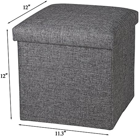 NISUNS OT01 LINHO DOLHO DE LINHO ARMAZENO OTHONAN CUBE ARENO DE FOVOS, 12 x 12 x 12 polegadas