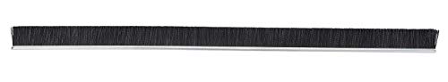 Tanis Brush MB702072 5/16 Pincel de tira de aço inoxidável com cerdas de nylon preto crimpadas, diâmetro de cerdas de 0,010,