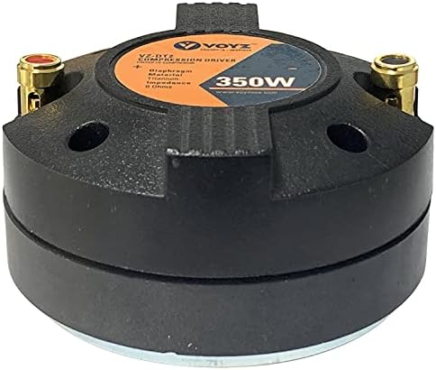 Voyz 350 Watts Driver de compressão - 180W RMS - Bobina de voz de 1,35 com diafragma de titânio - parafuso no estilo